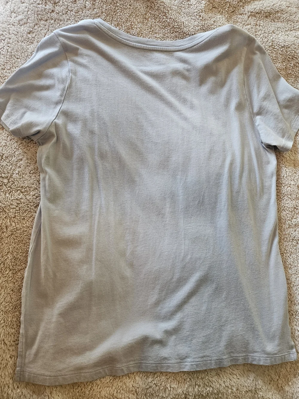 Michael Kors Embellished Logo Short Sleeve Tee - Light Blue